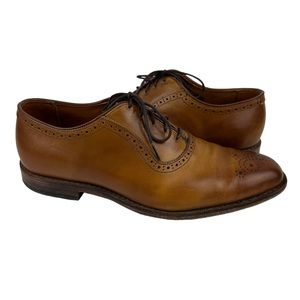 Allen Edmonds Cornwallis Brogue Detailing Brown Leather Loafers Mens 9 Allen edmonds, cornwallis, brogue, - Gem main image 2